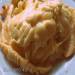 Puff pastry plate with very creamy cheese pasta