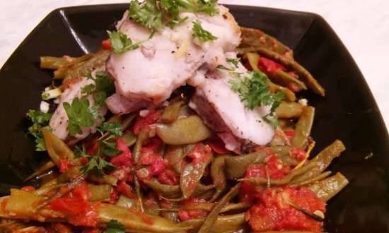 Jamie Oliver Green Beans with Fish and Gremolata