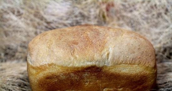 לחם חיטה מותסס לקטית-חמוצה בשיטת "בצק ישן" (מתכון בסיסי)
