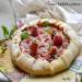 Galette with strawberries and ricotta