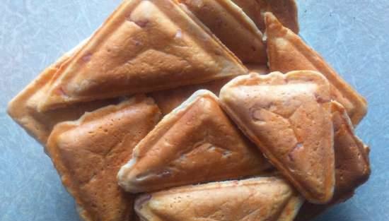 Snack muffins in a sandwich socket (Redmond multibaker)