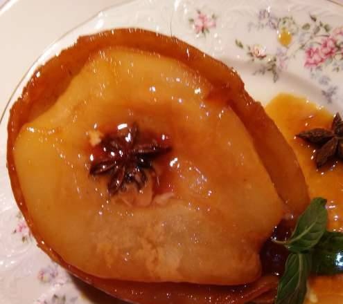 Tart-taten with pear according to Gordon Ramsay's recipe