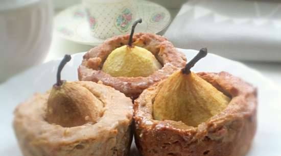 Ginger and pear mini cinnamon pies