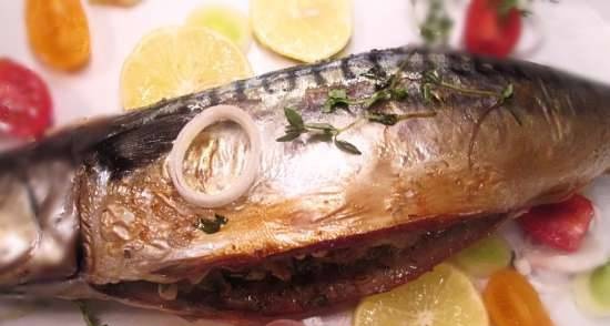 Oriental baked mackerel