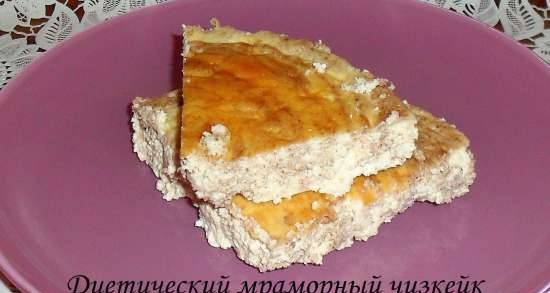 Polish cheesecake with baked lemon custard