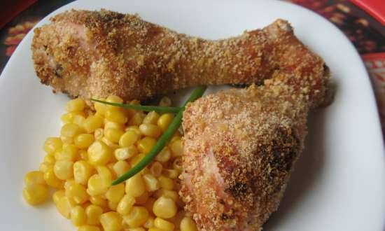 Crispy chicken drumsticks (Rapeaa kanakoipia)