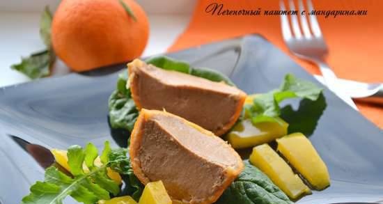 Liver pate with tangerines
