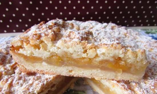 Lemon-apple pie (according to Irina Allegrova's recipe)