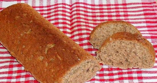 Yeast-free wheat-rye whole grain bread with kefir