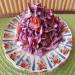 Red cabbage salad with tomatoes
