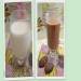  Homemade coconut milk from coconut flakes and cocoa from it