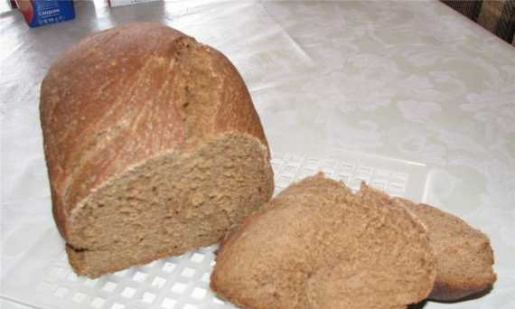 Wheat-rye-oat bread