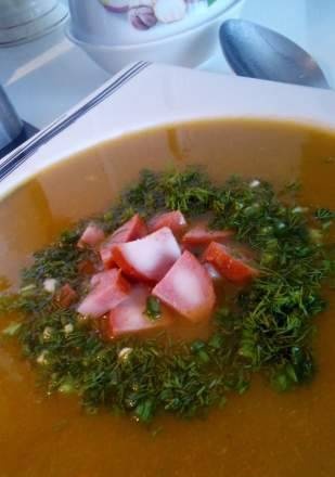 Vegetable puree soup