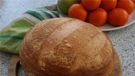 לחם שולחן לבן ארוך (תנור)