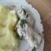 Herring with milk sauce (recipe by I.I. Lazerson)