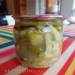 Ingeblikte komkommersalade van de moeder van Chuchina