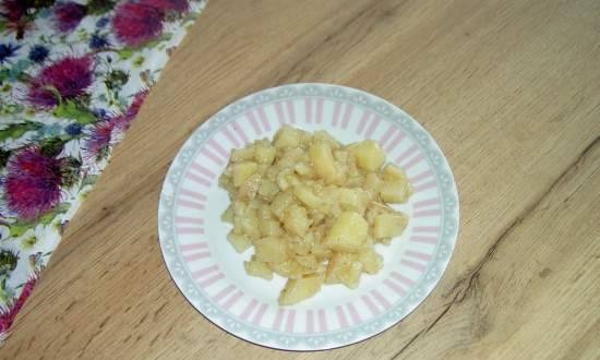 Potato salad with apple cider vinegar