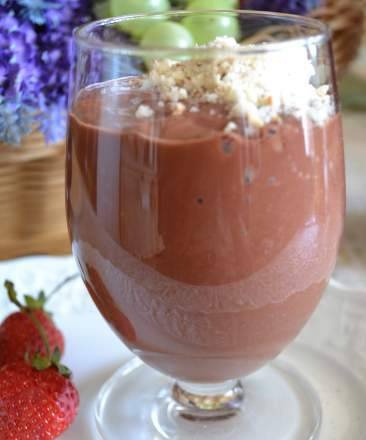 Chocolate oat smoothie