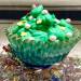 Lightweight cupcakes "Christmas trees"