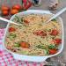 Spaghetti with baked tomatoes (lean)