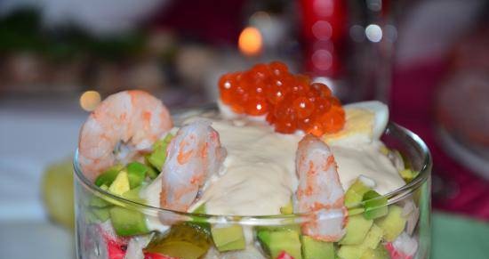 Seafood cocktail salad