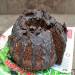 Chocolate lean muffin with juice