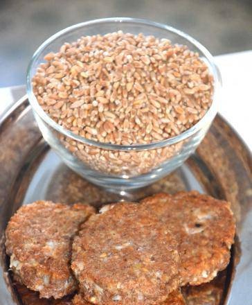 Sprouted Wheat Cutlets