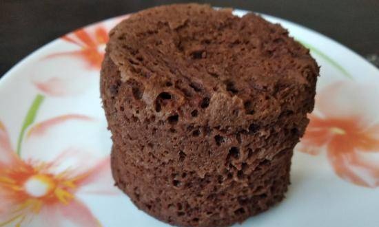 Microwave chocolate mugcake (no flour)