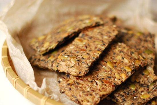 Low Carb Seed Crackers