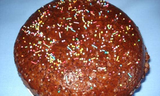 Chocolate muffin from Makovka