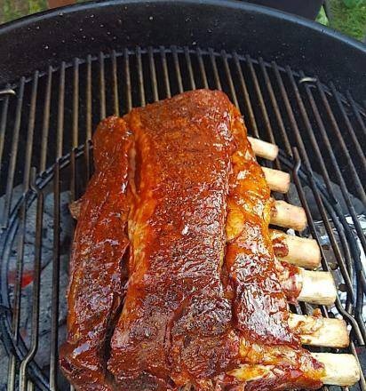 Grilled beef ribs