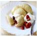 Yeast dumplings with berries and apples, steamed (dough without eggs)