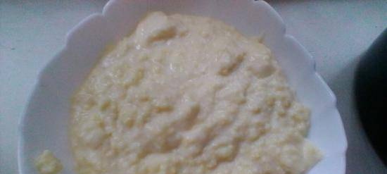 Millet porridge with undiluted milk in a slow cooker KT205