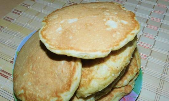 Wheat-oat pancakes