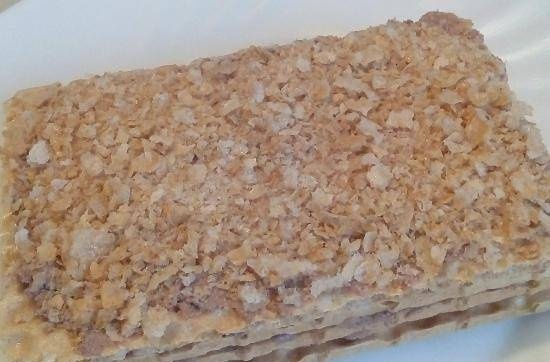 Healthy cake "Napoleon" for breakfast in 5 minutes