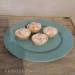 Tartlets with fish, apple and thyme