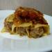 Cannelloni with pumpkin and meat mince