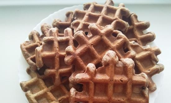 Delicious calorie-reduced waffles