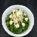 Vitamin salad made from dream, nettle, dandelion and other early greens