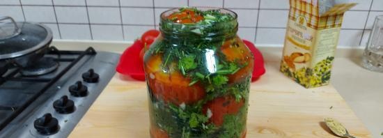 Quick pickled barrel tomatoes (+ video)