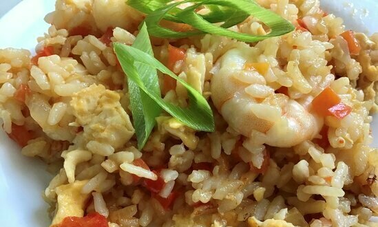 Thai rice with shrimp (Ninja Foodi)