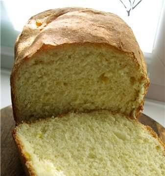 Wheat-rye bread with corn flour without sugar
