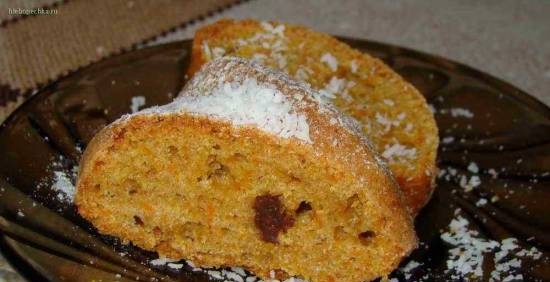 Carrot cupcake (bread maker)