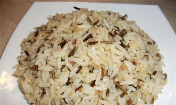 Side dish "4 rice" in the multicooker Cuckoo 1054