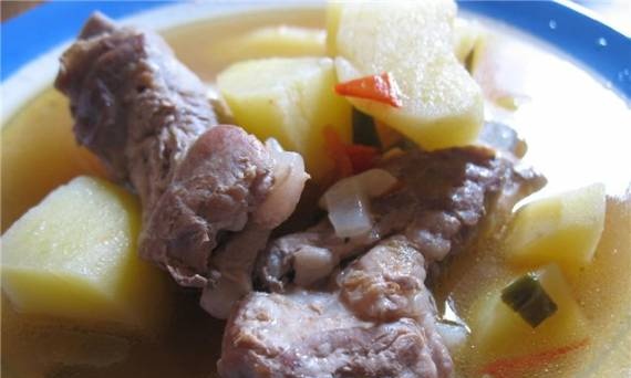 Potato soup with ribs (Cuckoo 1054)