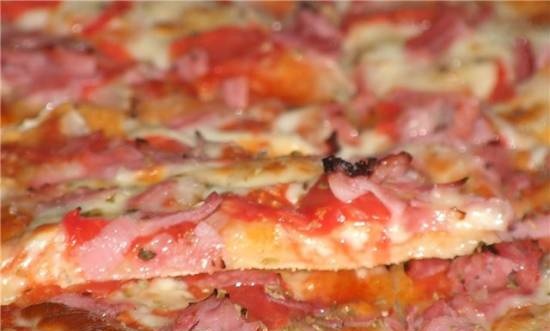 Hosszú eltarthatóságú pizza "Ha nincs idő"