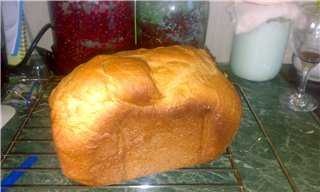 Wheat bread with kefir in a bread maker