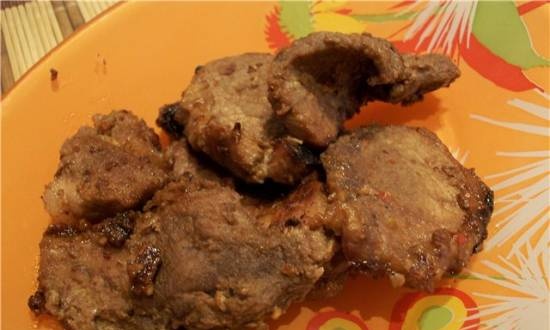 Pork in chunks (Multicooker VES)