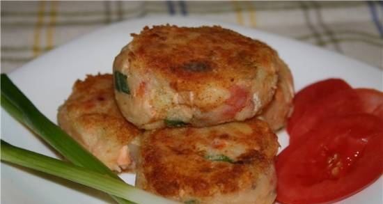 Potato cutlets with fish