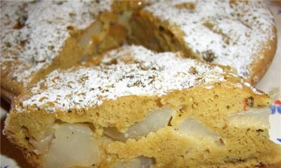 Sponge cake with pears and brown sugar (Cuckoo 1054)